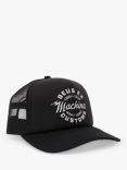Deus ex Machina Amped Circle Trucker Hat, Black