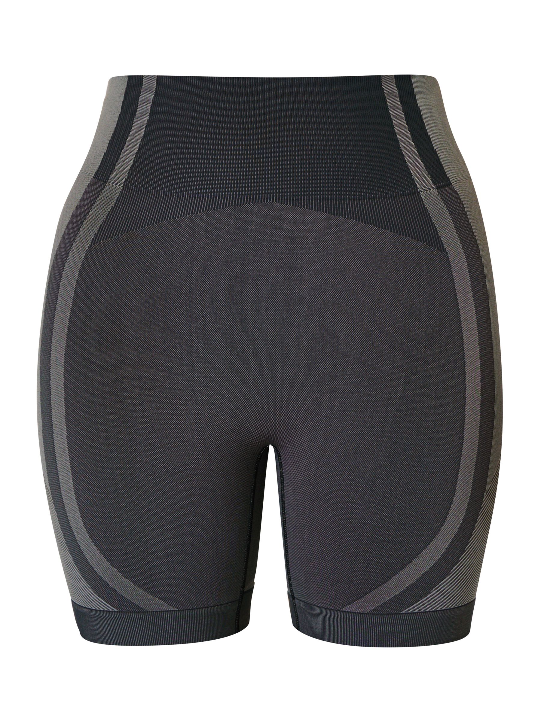 Sweaty Betty Silhouette Sculpt Seamless Workout Shorts, Black, XL