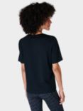 Sweaty Betty Essential Organic Cotton Blend Crew Neck T-Shirt, Black