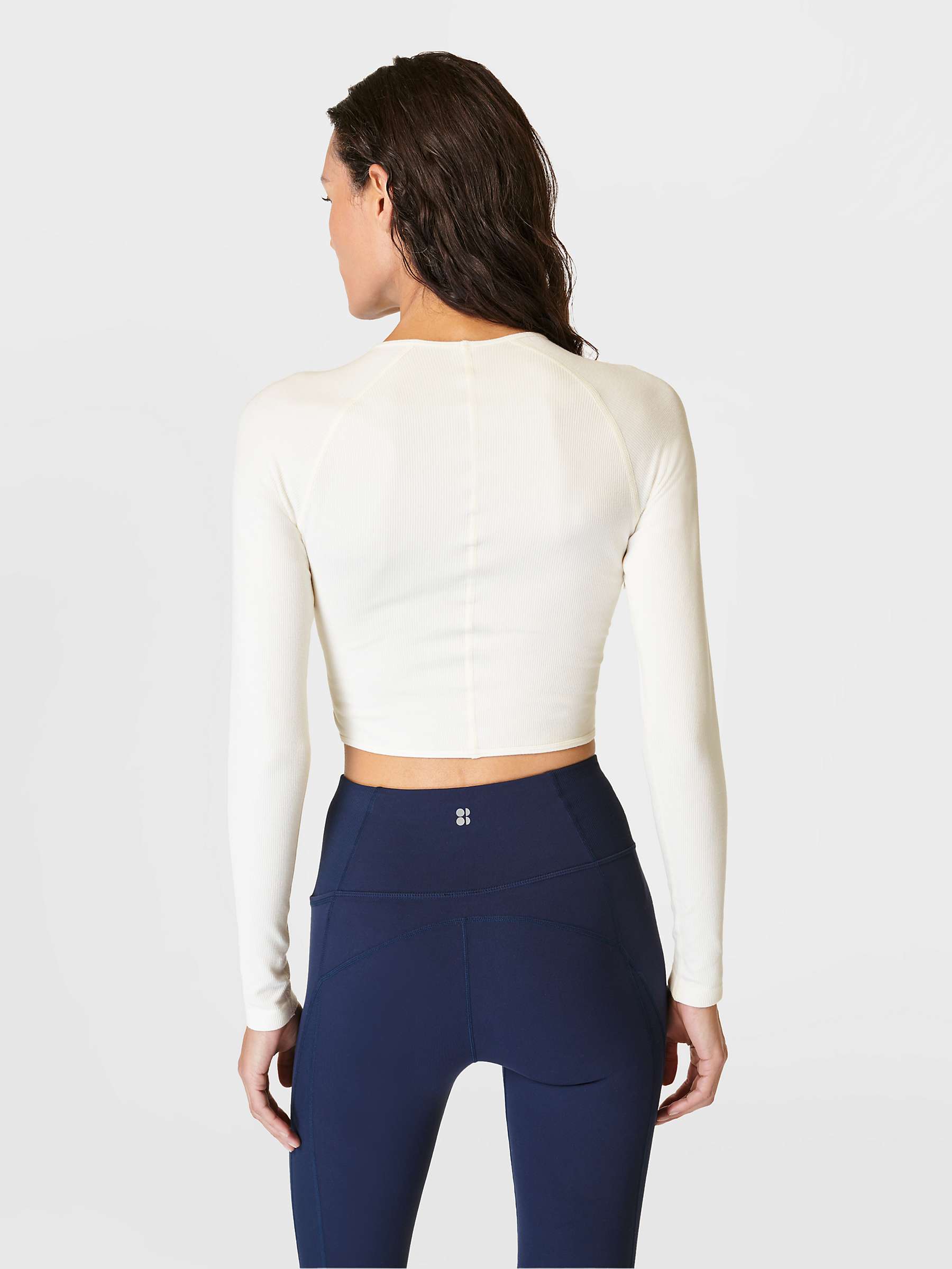 Buy Sweaty Betty Cropped Wrap Top Online at johnlewis.com