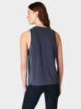 Sweaty Betty Soft Flow Studio Tank Top, Navy Blue