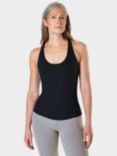 Sweaty Betty Super Soft Sleek Racerback Bra Tank, Black