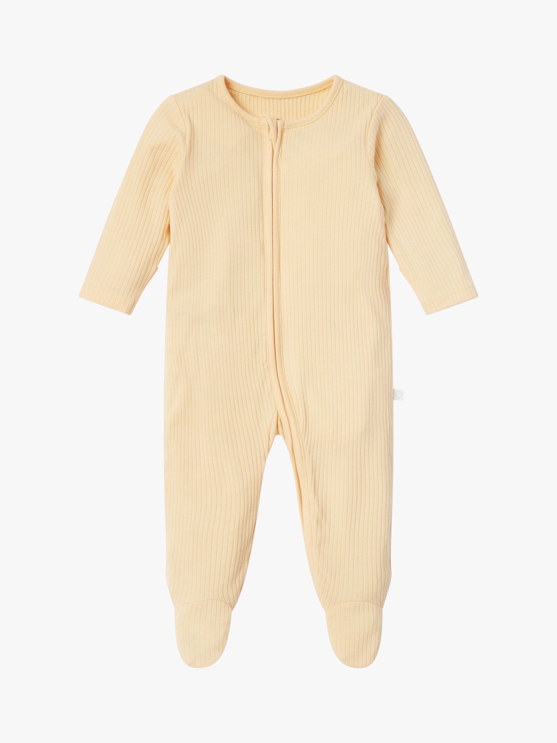 Buy MORI Baby Clever Zip Ribbed Sleepsuit Online at johnlewis.com