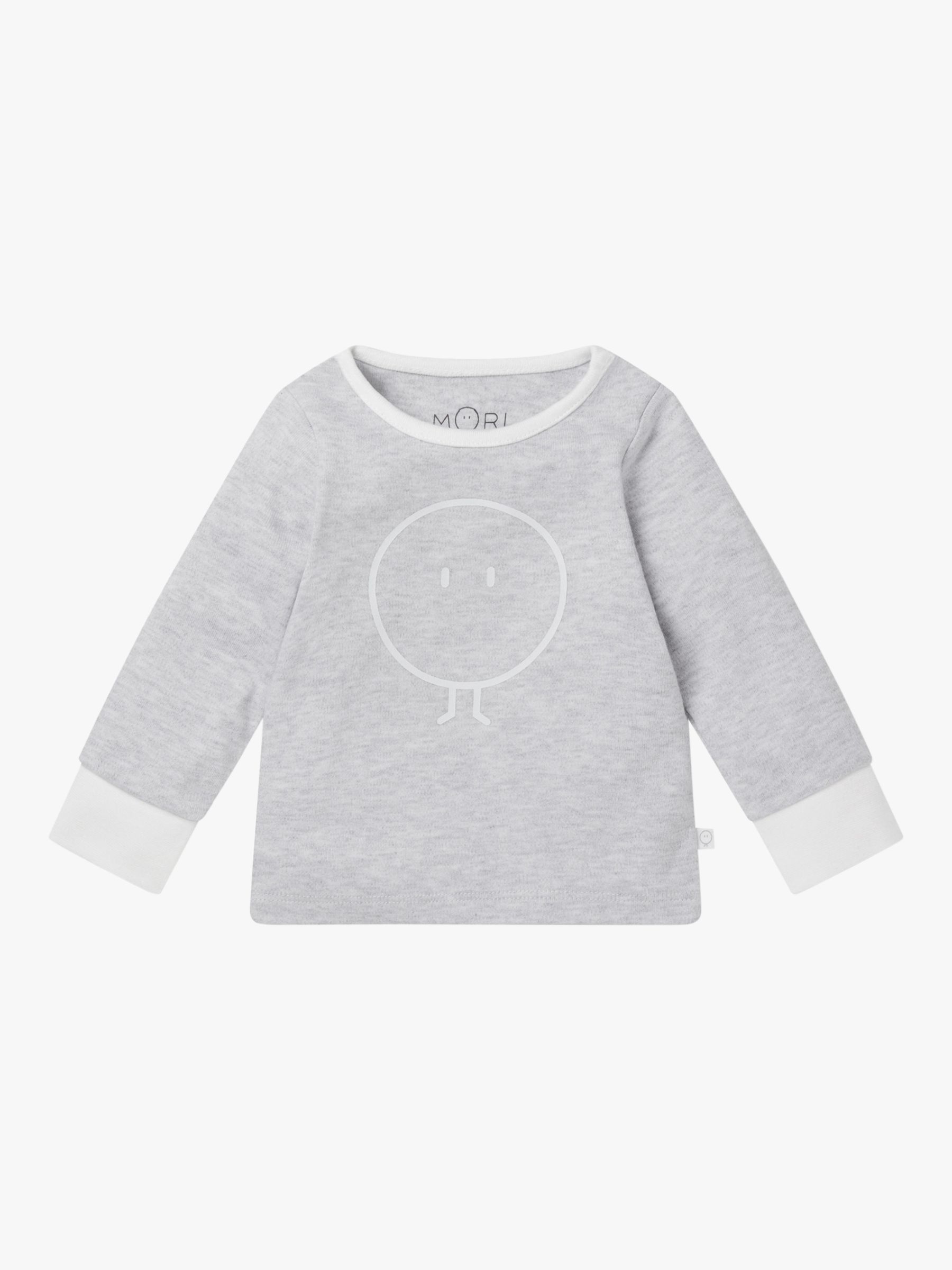 Buy MORI Baby Snoozy Pyjamas, Grey Online at johnlewis.com