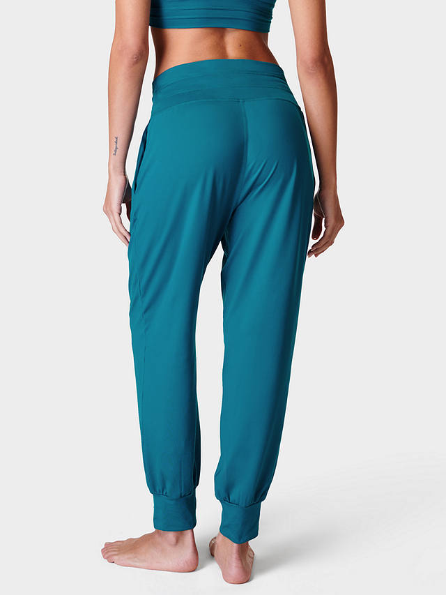 Sweaty Betty Gaia Yoga Pants, Reef Teal Blue
