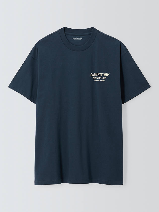 Carhartt WIP Short Sleeve Less Troubles T-Shirt, Blue