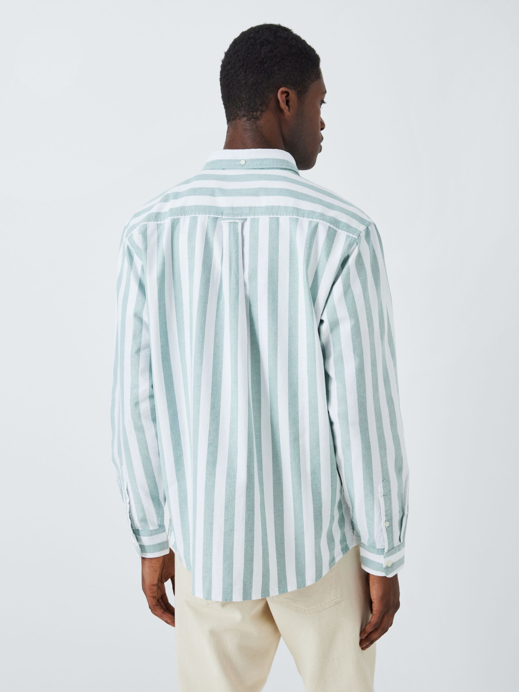 Carhartt WIP Long Sleeve Dillion Shirt, White/Grey at John Lewis & Partners