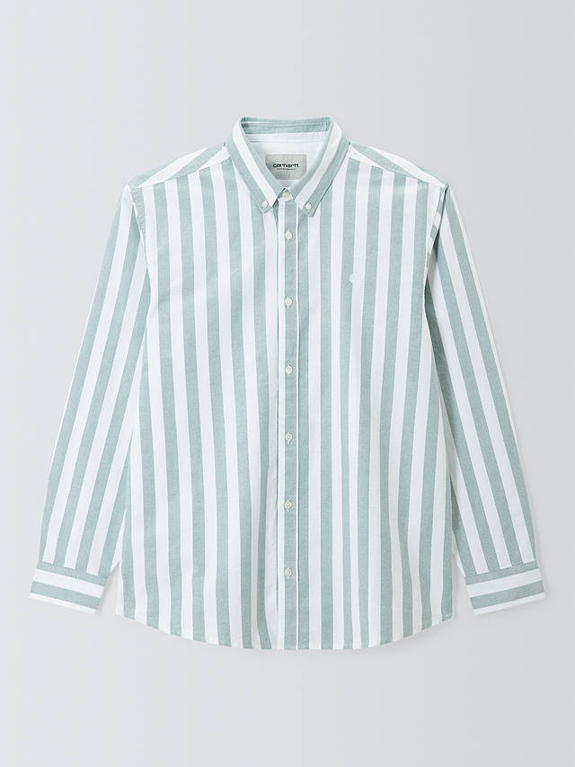 Carhartt WIP Long Sleeve Dillion Shirt, White/Grey