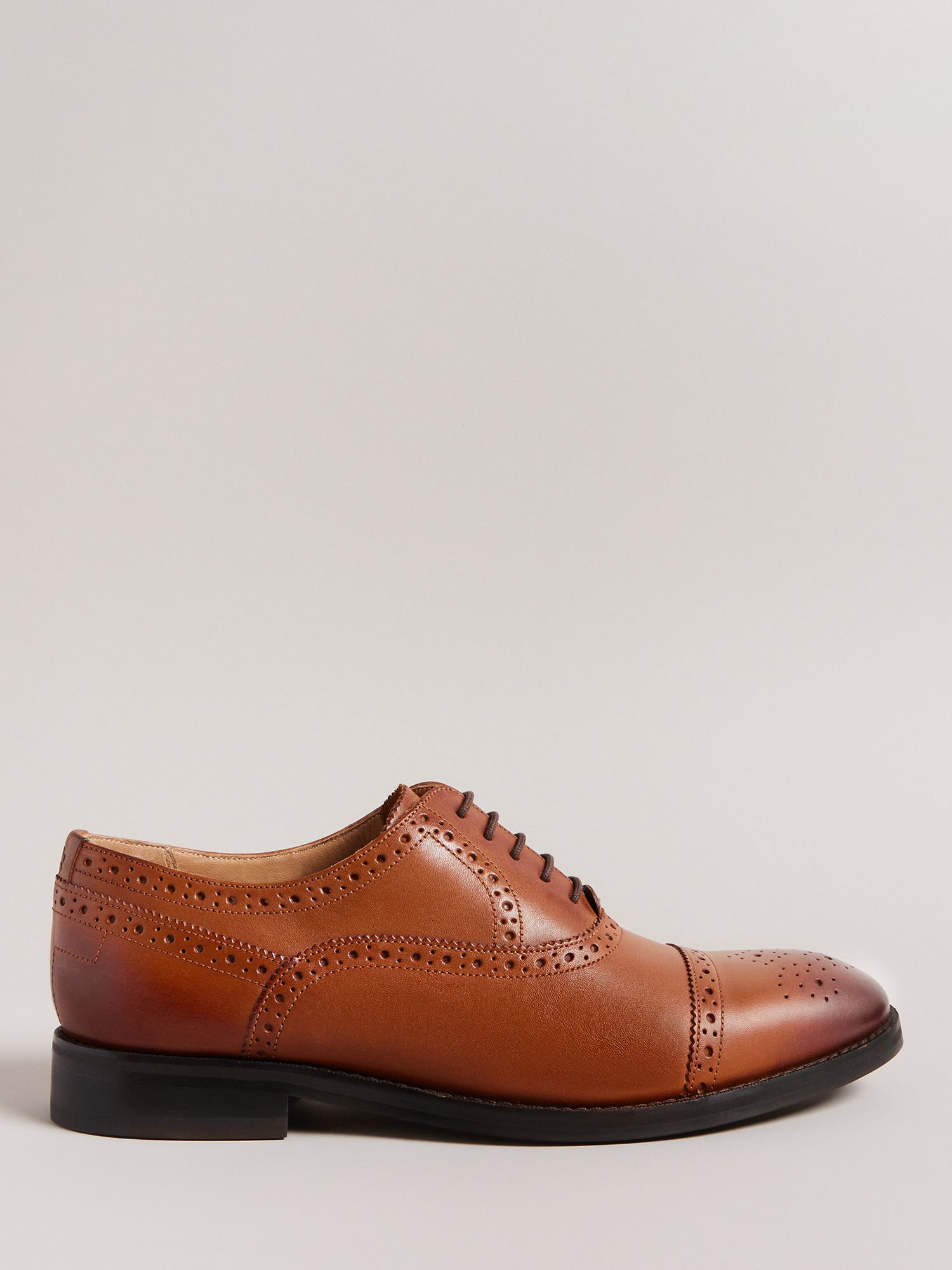 Ted Baker Arnie Leather Oxford Brogues, Tan, EU41