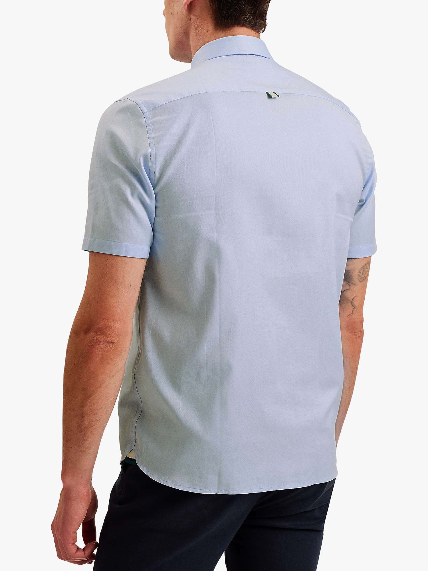 Buy Ted Baker Aldgte Short Sleeve Cotton Oxford Shirt Online at johnlewis.com