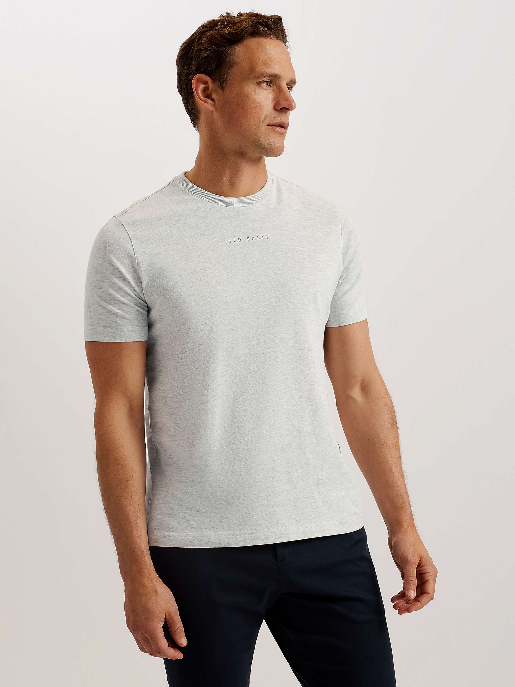 Buy Ted Baker Wiskin Regular Branded Short Sleeve T-Shirt Online at johnlewis.com