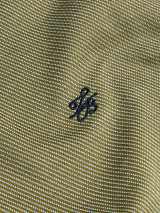 Ted Baker Helta Striped Polo Shirt, Khaki