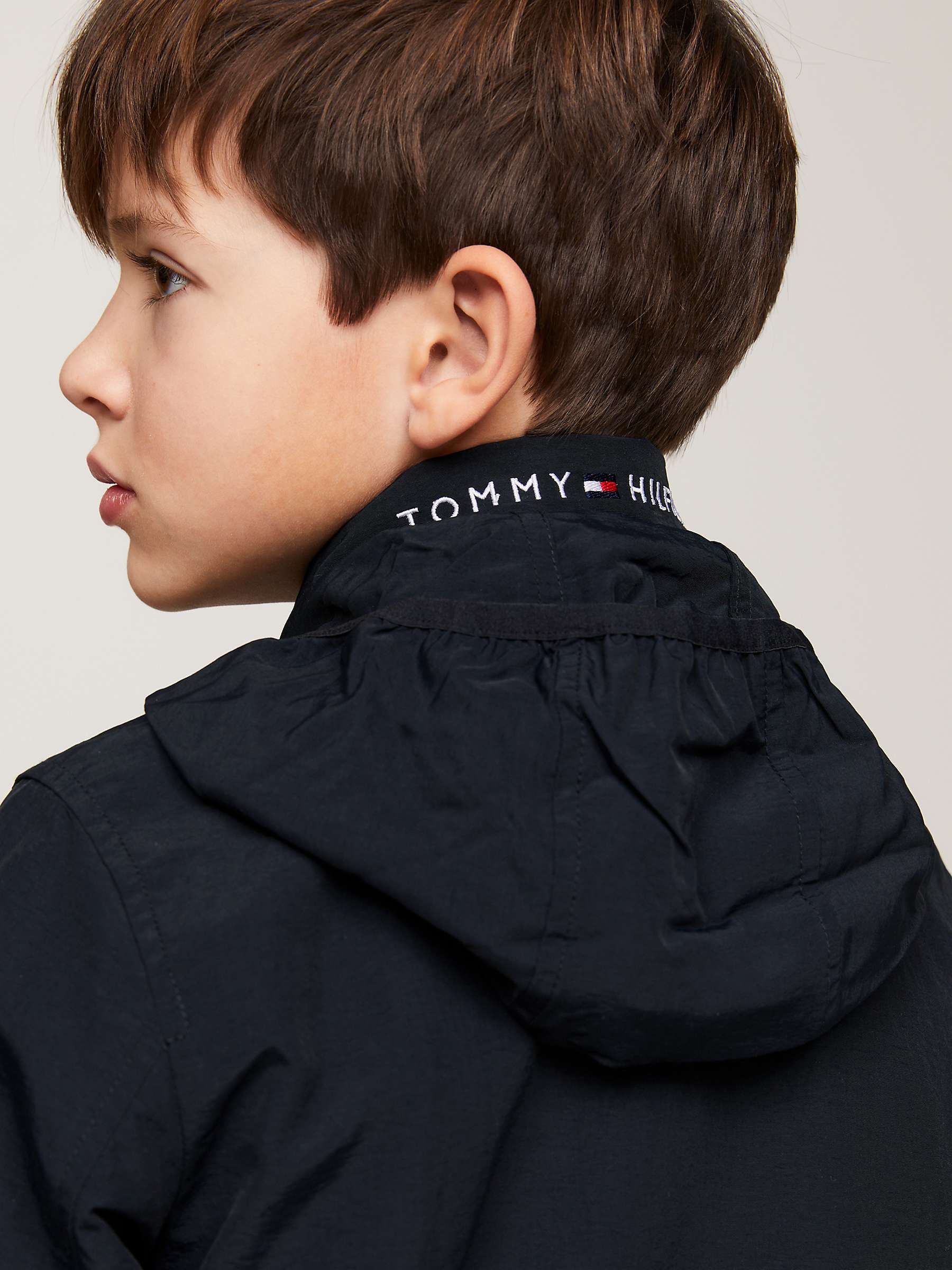 Buy Tommy Hilfiger Kids' Essential Jacket, Desert Sky Online at johnlewis.com