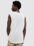 AllSaints Drax Sleeveless Crew Top, Optic White