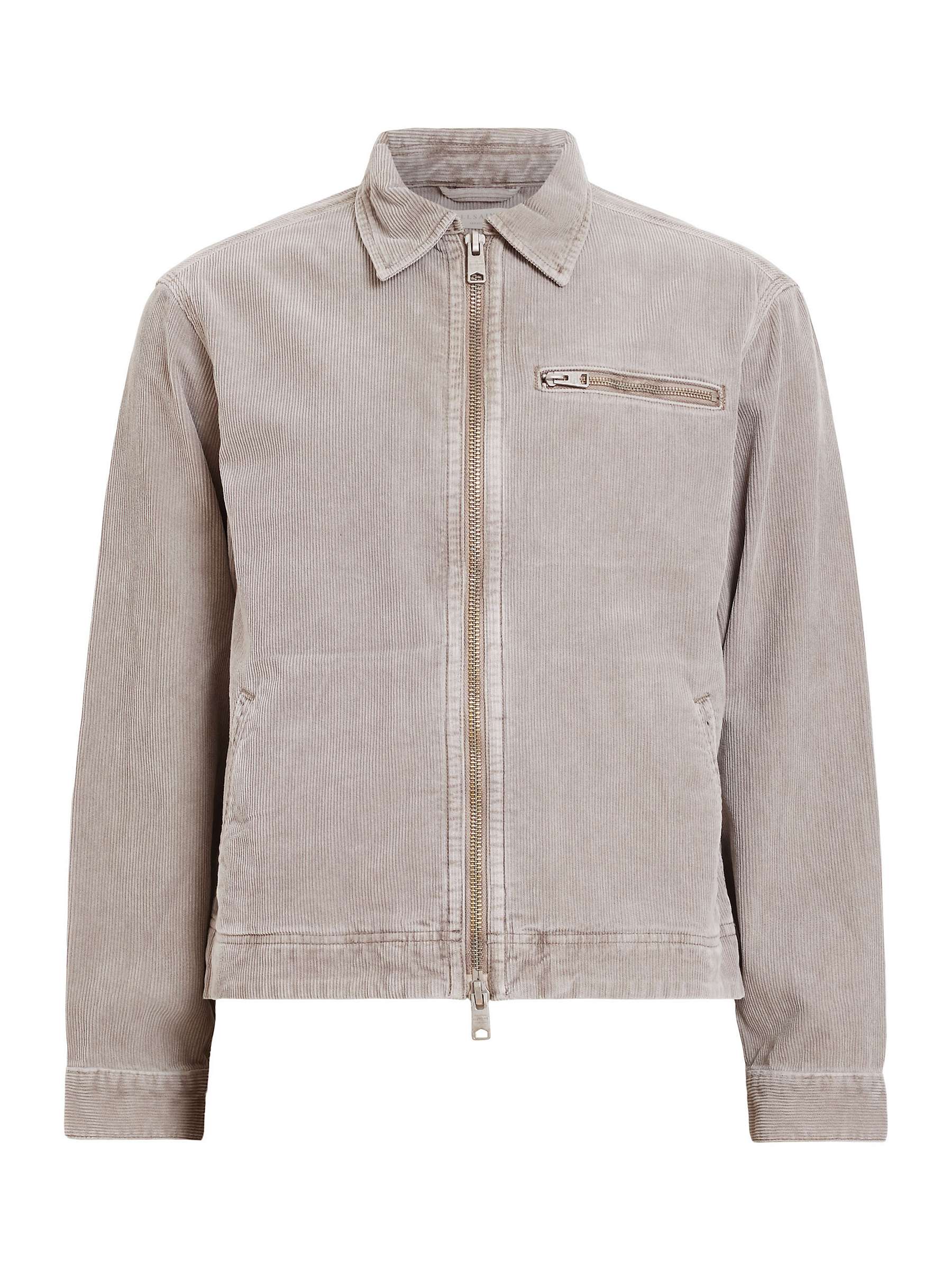 Buy AllSaints Kippax Jacket, Chestnut Taupe Online at johnlewis.com