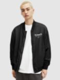 AllSaints Underground Bomber Jacket, Black