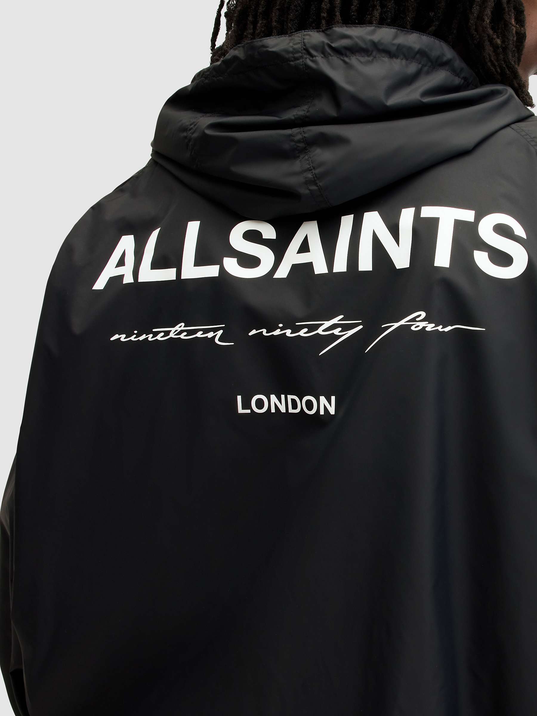 Buy AllSaints Underground Jacket, Black Online at johnlewis.com