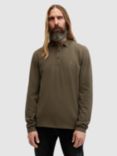 AllSaints Reform Organic Cotton Long Sleeve Polo Top