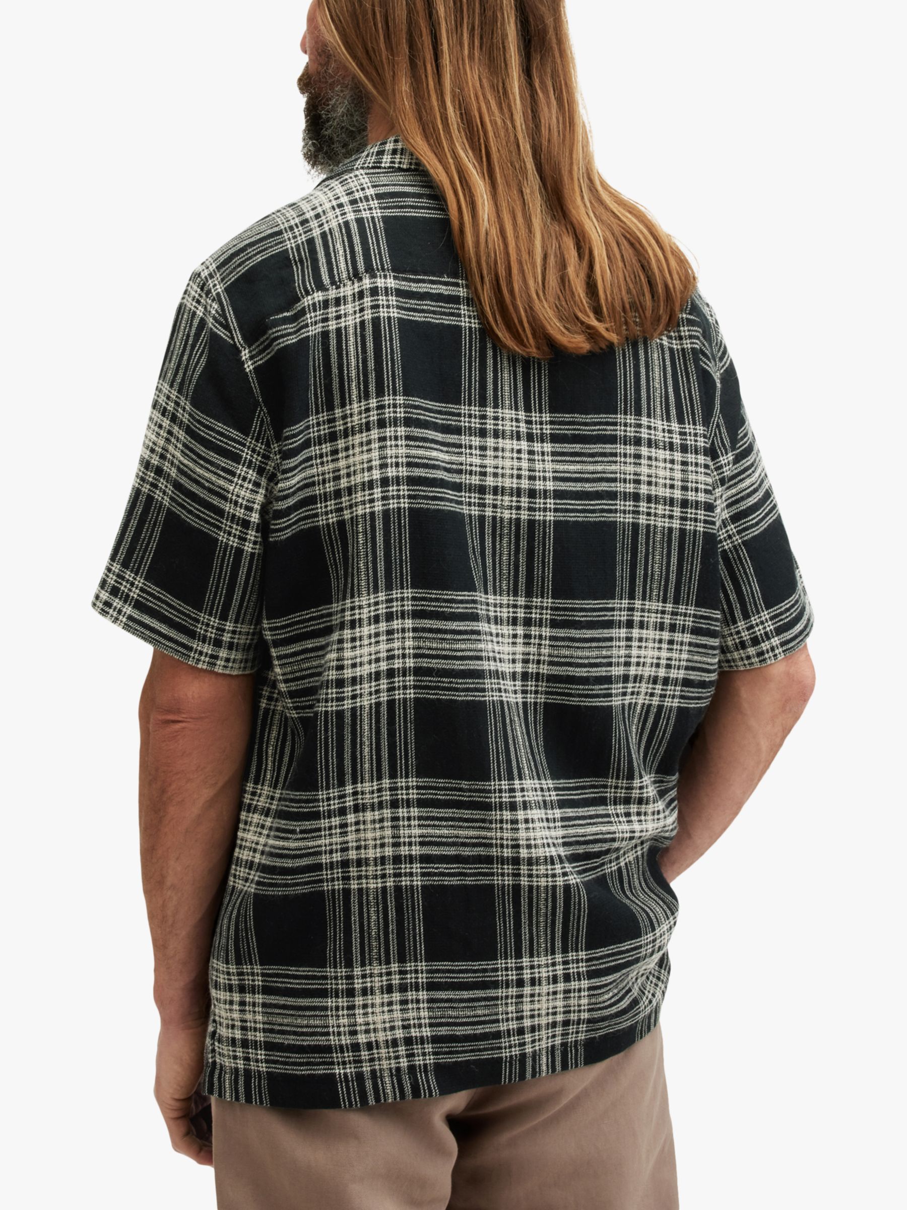 Buy AllSaints Padres Short Sleeve Check Print Shirt Online at johnlewis.com