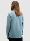 AllSaints Cotton Spotter Shirt, Dusty Blue