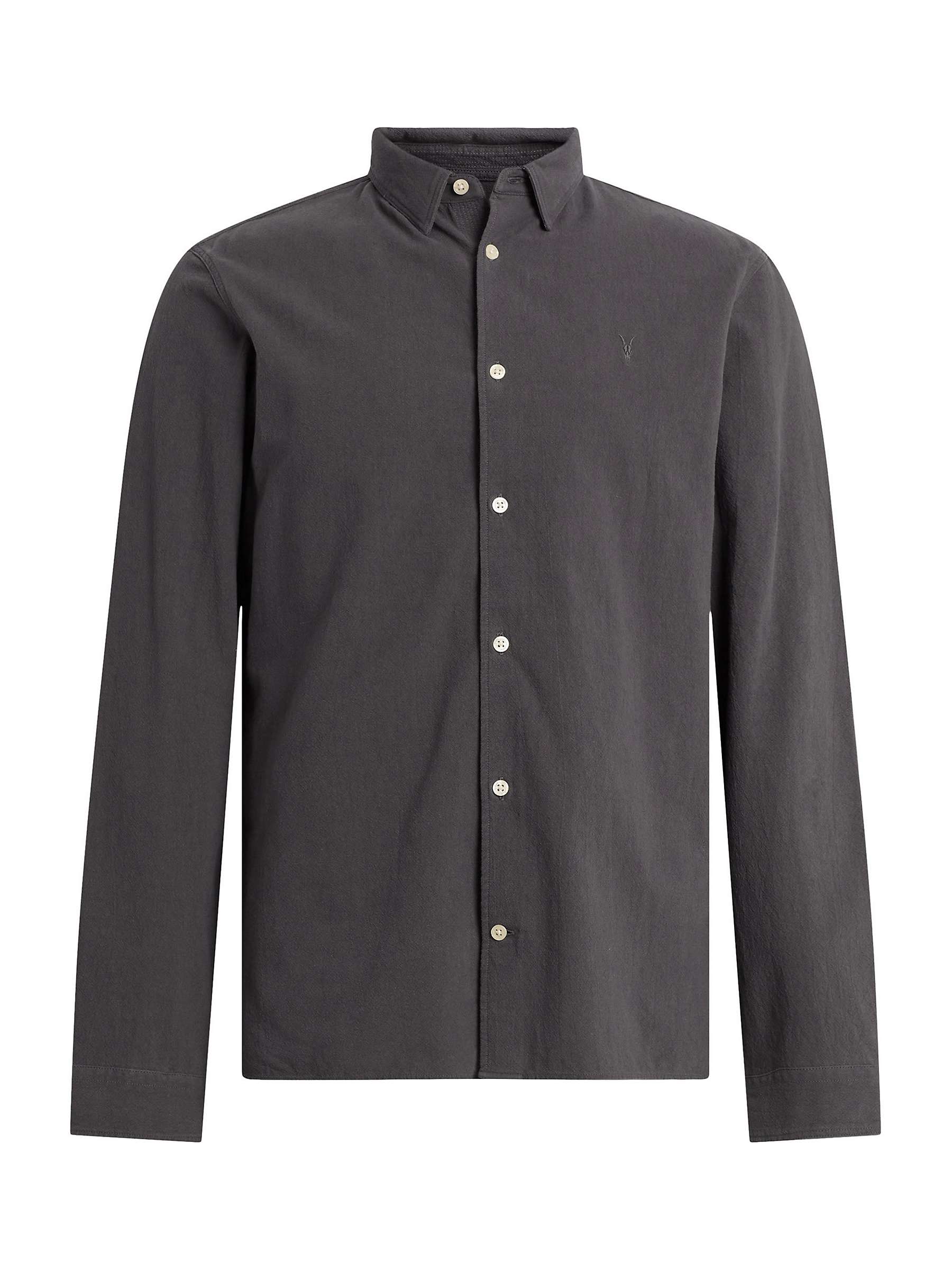 Buy AllSaints Lovell Shirt, Shaded Grey Online at johnlewis.com