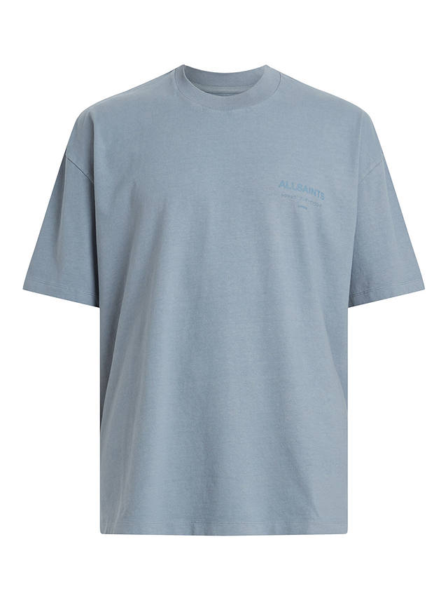 AllSaints Underground T-Shirt, Dusty Blue