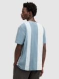 AllSaints Repurpose Short Sleeved T-Shirt, Blue/White