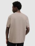 AllSaints Varden Organic Cotton T-Shirt, Chestnut Taupe