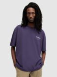 AllSaints Underground T-Shirt, Lapis Purple