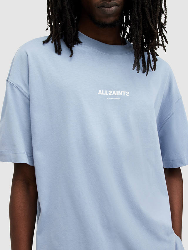 AllSaints Subverse T-Shirt, Violet Blue
