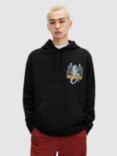 AllSaints Dragon Skull OTH Hoodie, Black/Multi