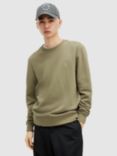 AllSaints Raven Crew Neck Sweatshirt, Avo Green