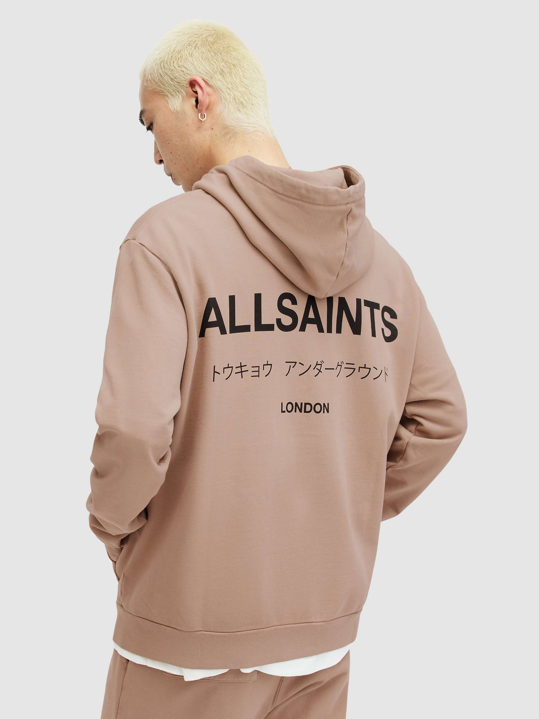 Buy AllSaints Underground Hoodie Online at johnlewis.com