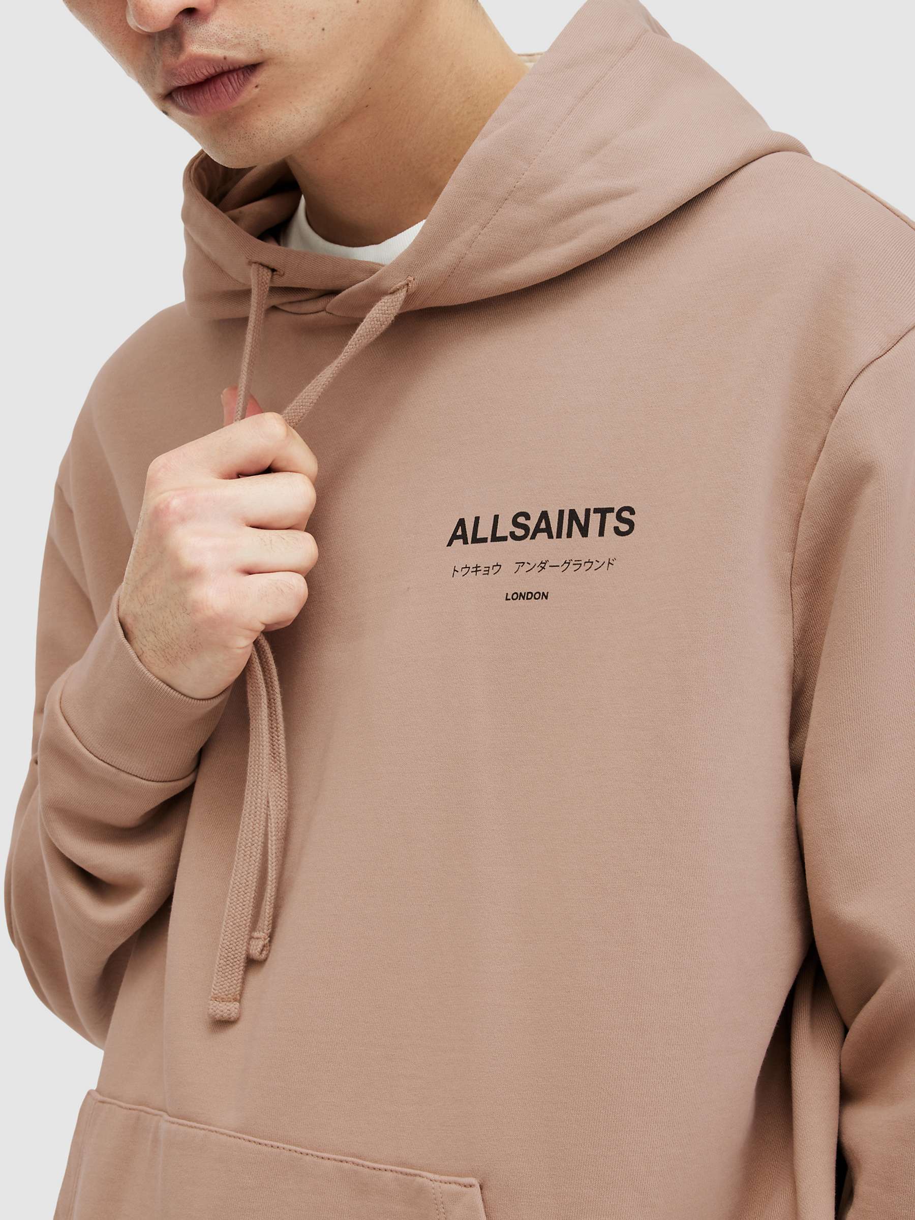 Buy AllSaints Underground Hoodie Online at johnlewis.com