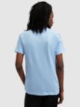 AllSaints Tonic Crew Neck T-Shirt, Blizzard Blue