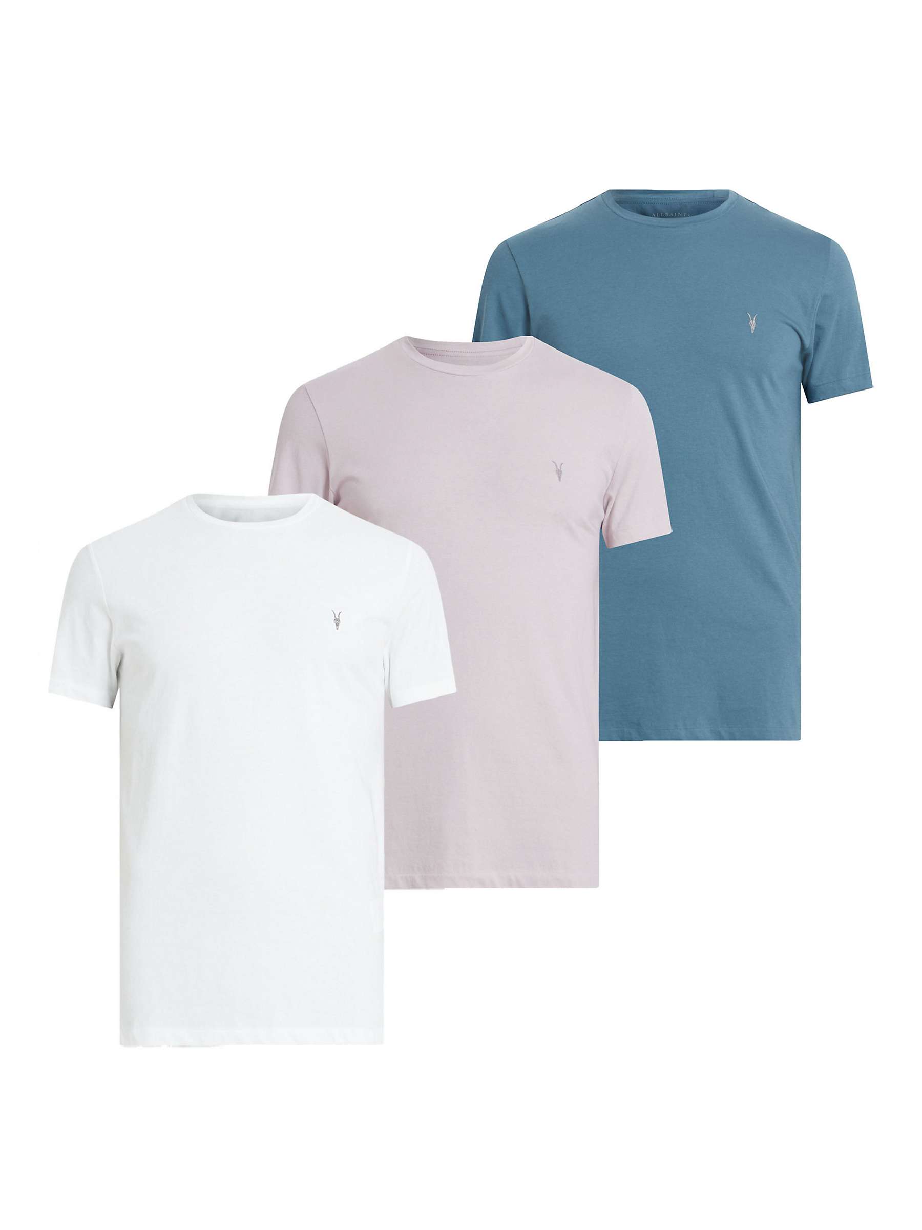 Buy AllSaints Tonic T-Shirt, Pack of 3, Multi Online at johnlewis.com