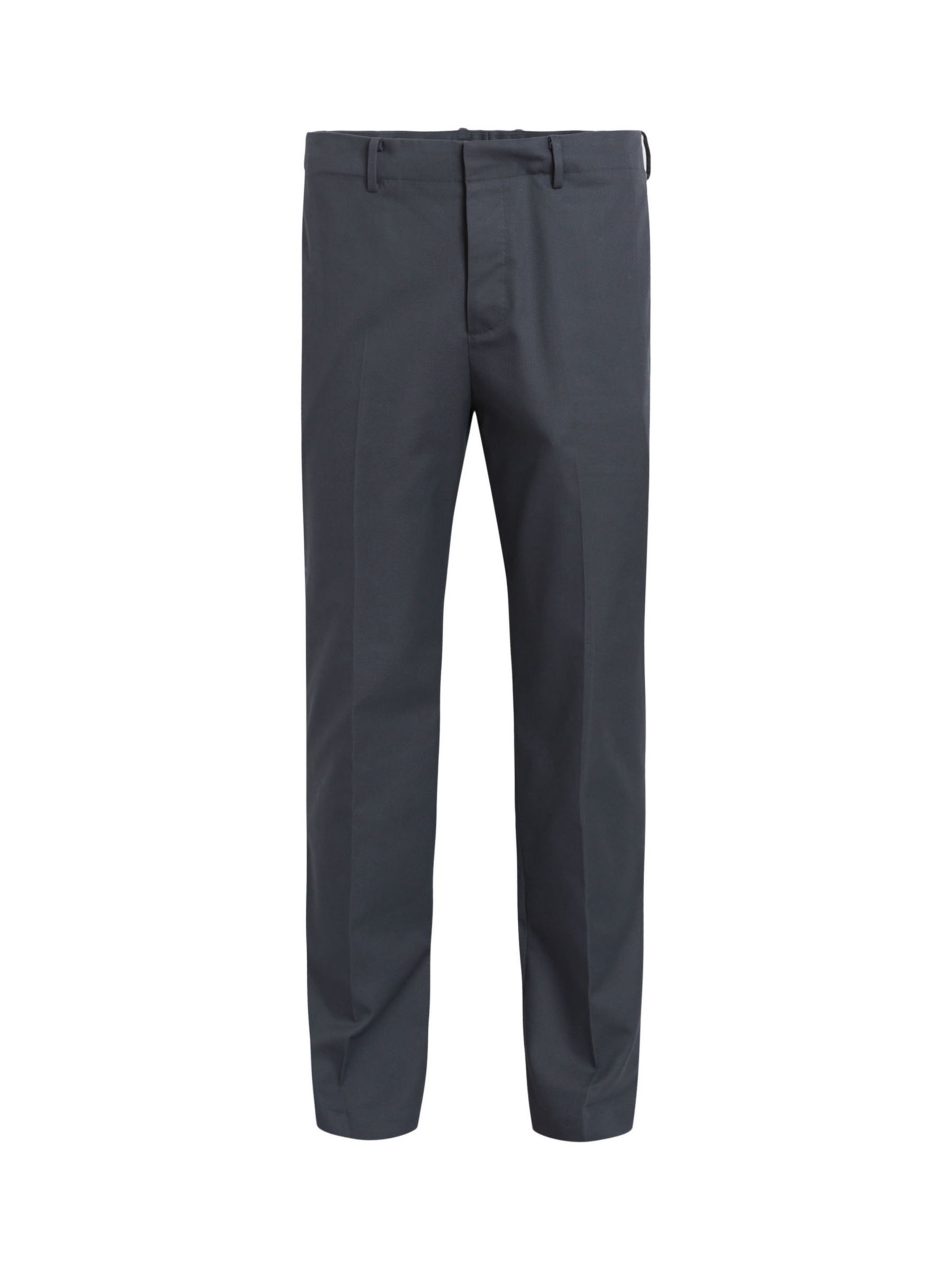 AllSaints Brite Straight Fit Trousers, Slate Grey, 30