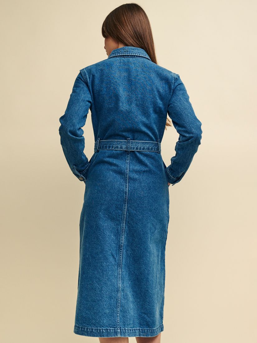 Buy Nobody's Child Finchley Denim Shirt Midi Dress, Blue Online at johnlewis.com
