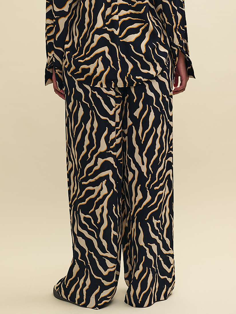 Buy Petite Melody Valentina Zebra Trousers, Black/Multi Online at johnlewis.com