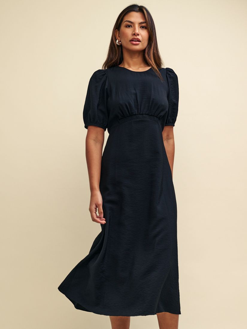 Nobody's Child Bonnie Midi Dress, Black at John Lewis & Partners