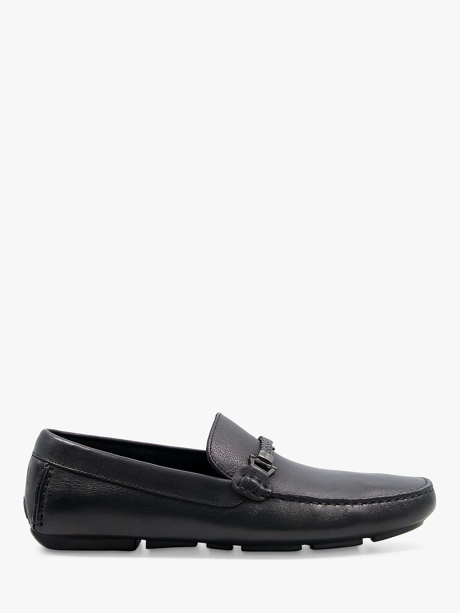 Buy Dune Wide Fit Woven Trim Driver Beacons Loafers Online at johnlewis.com