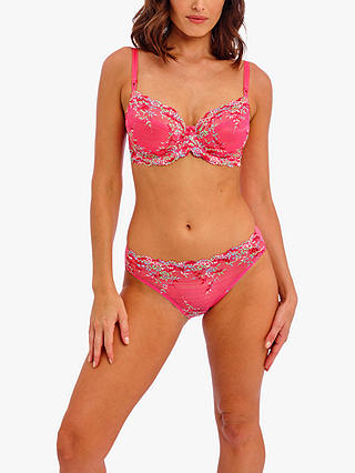 Wacoal Embrace Lace Underwired Bra, Hot Pink