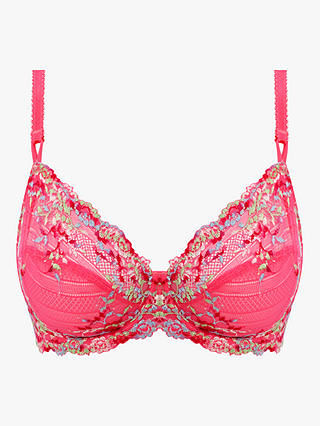 Wacoal Embrace Lace Underwired Bra, Hot Pink