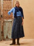 Brora Liberty Print Jersey Midi Skirt