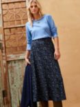 Brora Liberty Print Jersey Midi Skirt