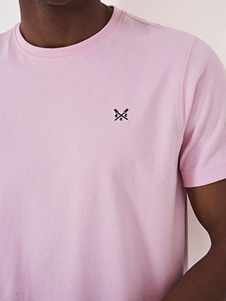 Crew Clothing Classic Cotton T-Shirt, Light Pink