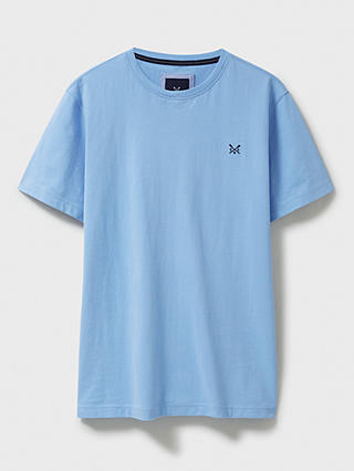 Crew Clothing Classic Cotton T-Shirt, Sky Blue