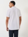 Crew Clothing Classic Pique Cotton Polo Shirt, White