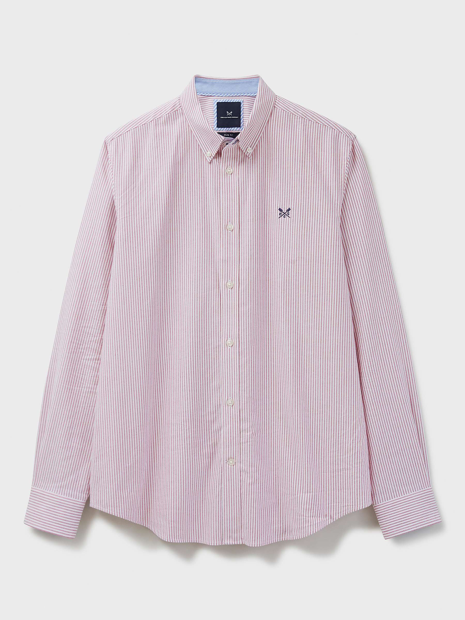 Buy Crew Clothing Oxford Stripe Cotton Shirt Online at johnlewis.com