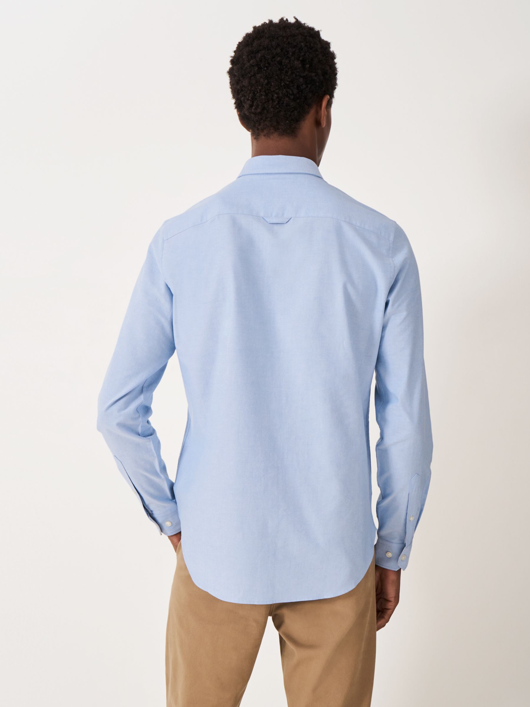 Crew Clothing Slim Fit Oxford Shirt, Light Blue, L